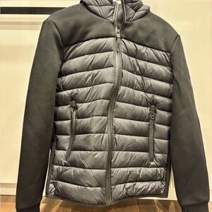 RUDSAK Black and Gray Puffer Jacket